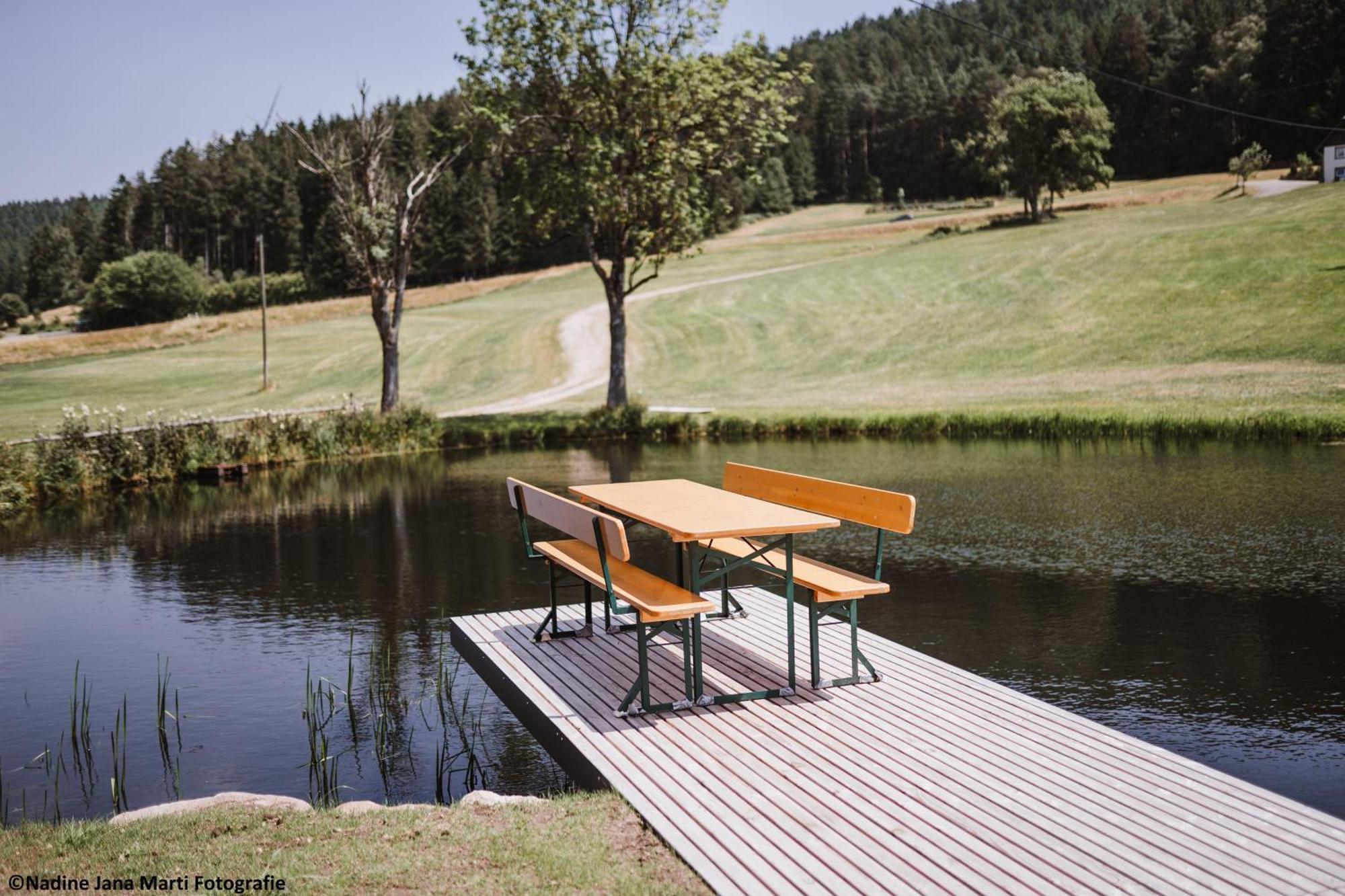 Ferienhaus Im Schwarzwald Am See "Backhaeusle" Hornberg Exterior foto