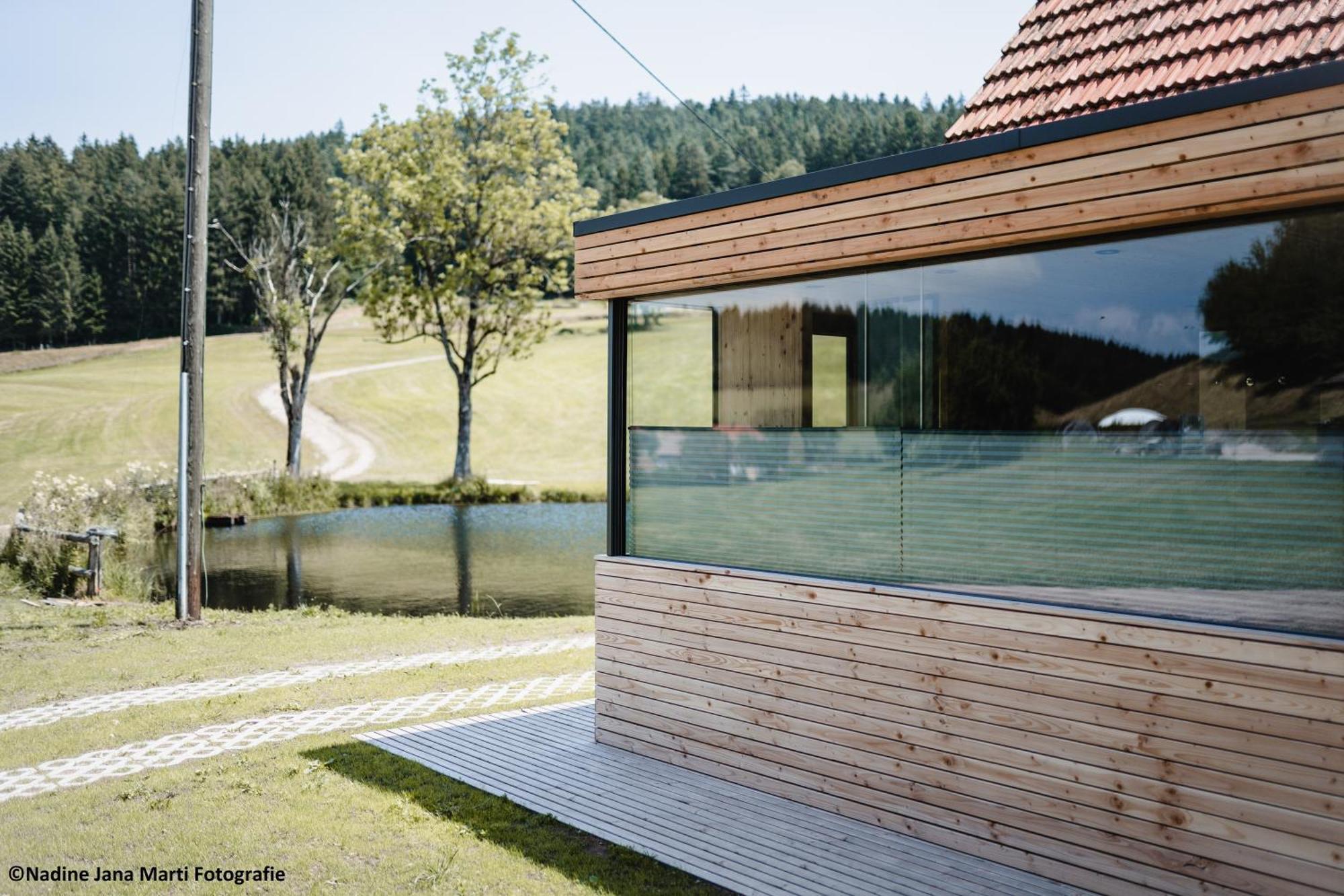 Ferienhaus Im Schwarzwald Am See "Backhaeusle" Hornberg Exterior foto