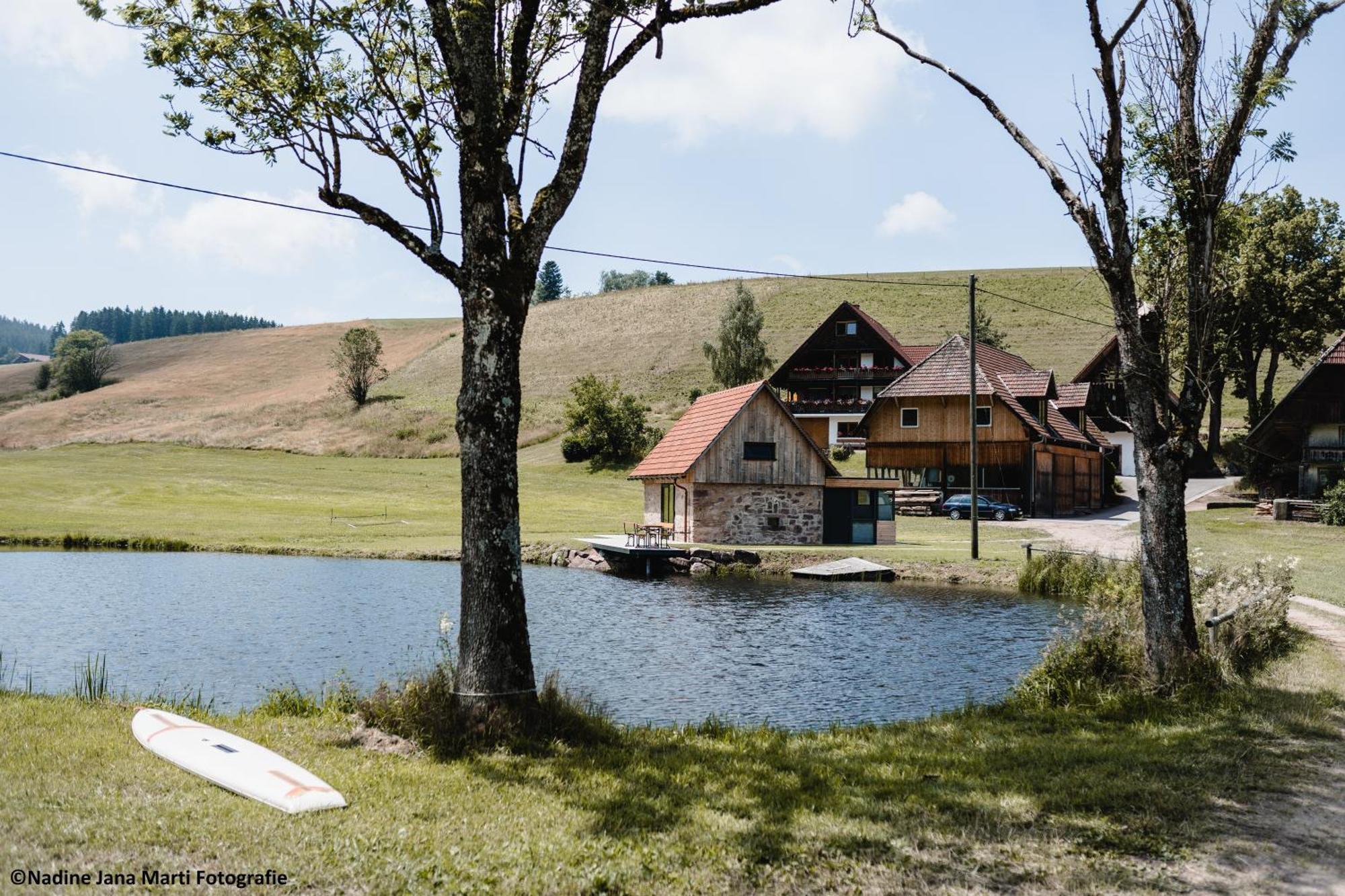 Ferienhaus Im Schwarzwald Am See "Backhaeusle" Hornberg Exterior foto